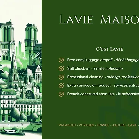 Lavie Maison Spacious With Terrace Parigi